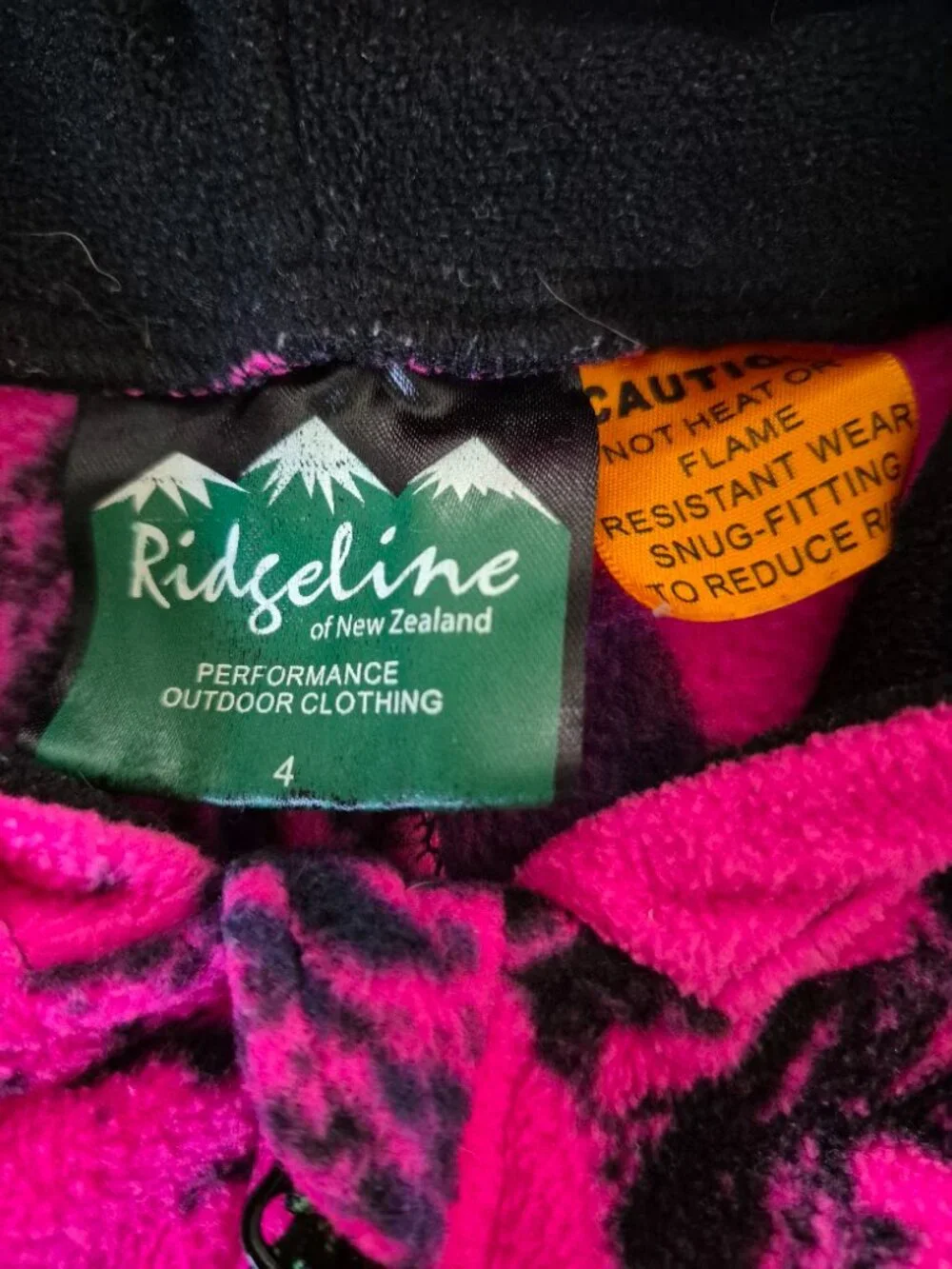 Kid's Pink Ridgeline Camo Onsie